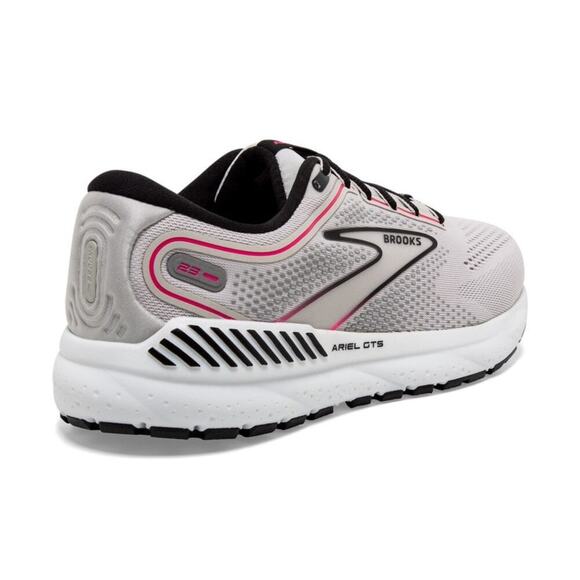 Brooks Ariel GTS 23 Running Shoes Supportive Cushioned White Gray Pink Size 10D - Picture 16 of 16